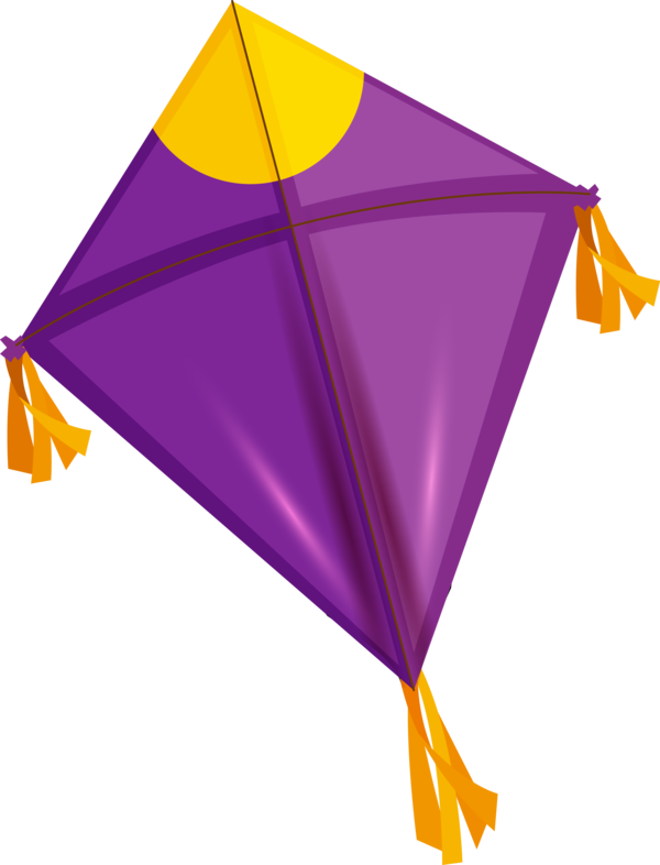 Makar Sankranti Purple Kite Violet For Happy Activities PNG Image