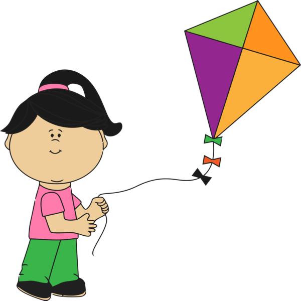 Makar Sankranti Kite Cartoon Child For Happy Wishes PNG Image