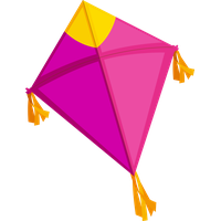 Makar Sankranti Kite Line Triangle For Happy Eve Party 2020