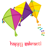 Makar Sankranti Line Kite Triangle For Happy Holiday 2020 PNG Image