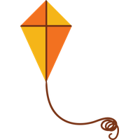Makar Sankranti Line Orange Triangle For Happy Ball Drop