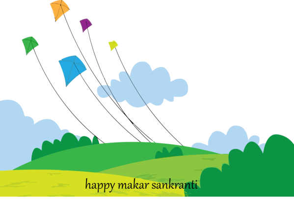 Download Makar Sankranti Nature Sky Hill For Happy Background HQ PNG Image  | FreePNGImg