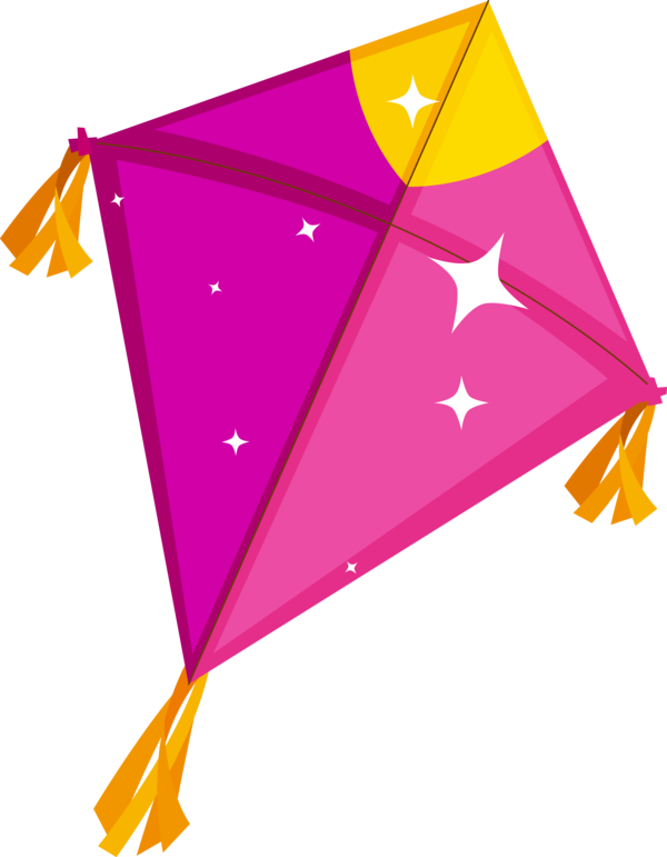Makar Sankranti Kite Line Triangle For Happy 2020 PNG Image