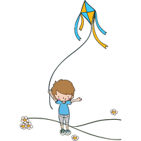 Makar Sankranti Cartoon Line Water For Happy Song