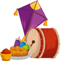 Makar Sankranti Cone Play Toy For Feast Wishes