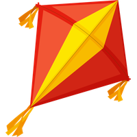 Makar Sankranti Yellow Line Red Flag For Kite Flying Eve Party
