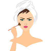 Doing Girl Vector Makeup Download HQ PNG