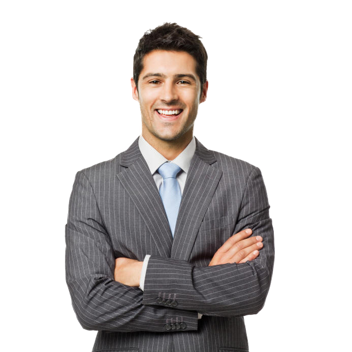 Standing Smiling Business Man Free HQ Image PNG Image