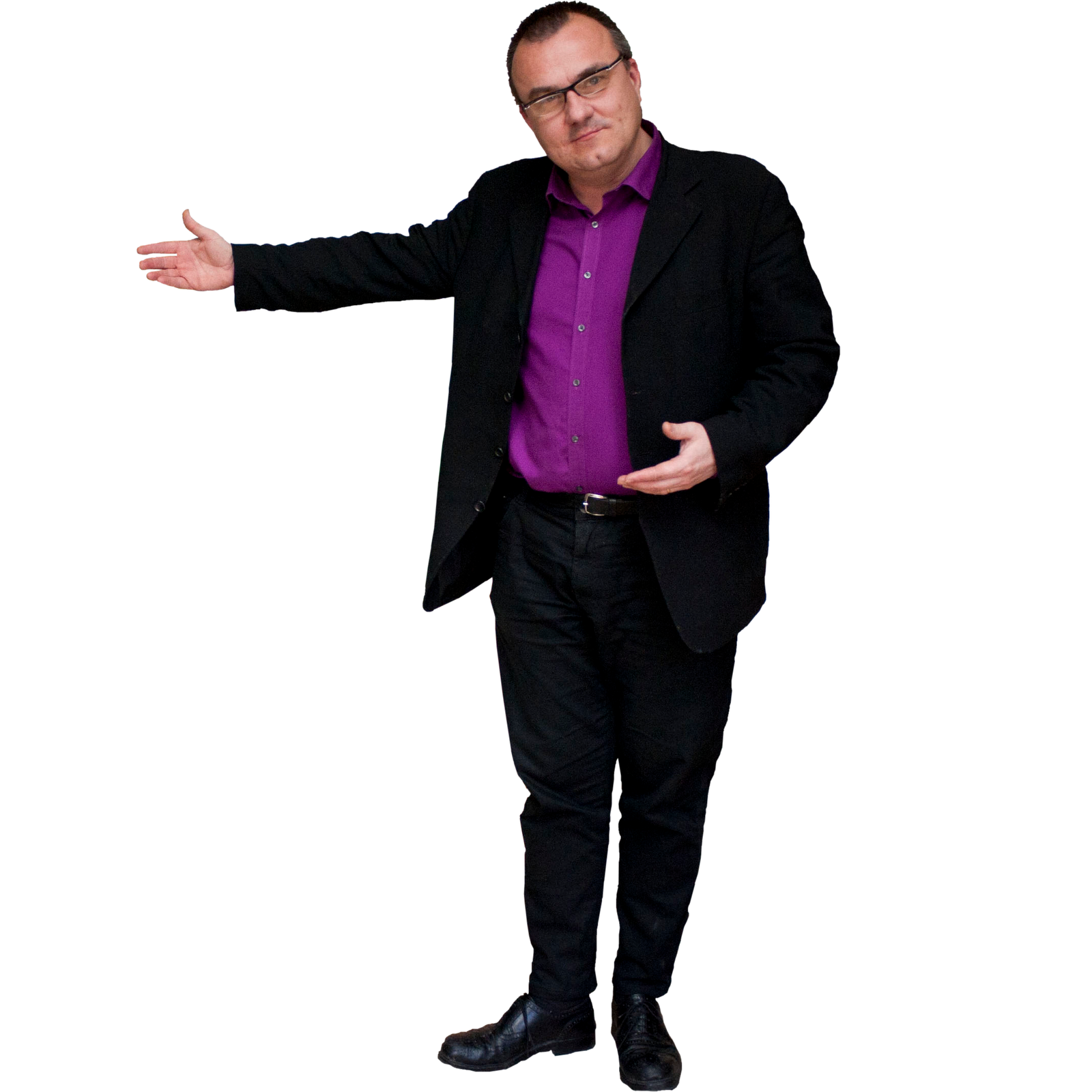 Standing Photos Man Business Suit PNG Image