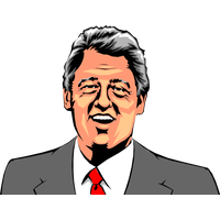 United Clinton Of Bill States Facial President PNG Image