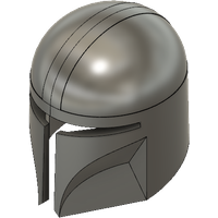 The Mandalorian metal helmet PNG