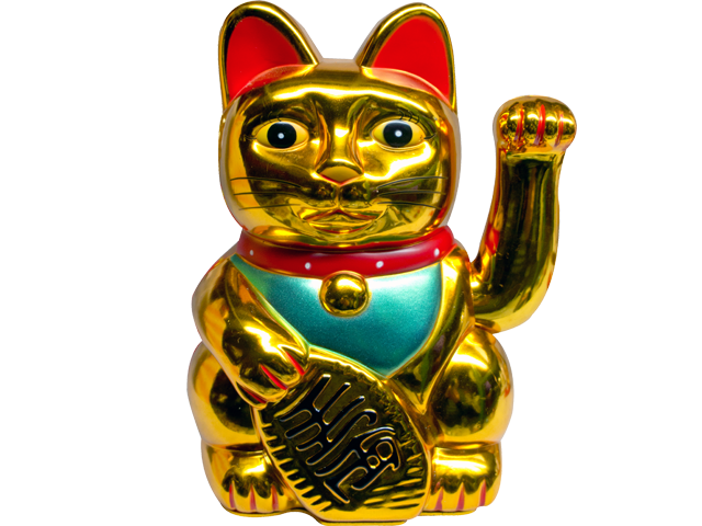 Maneki Neko Transparent Background PNG Image