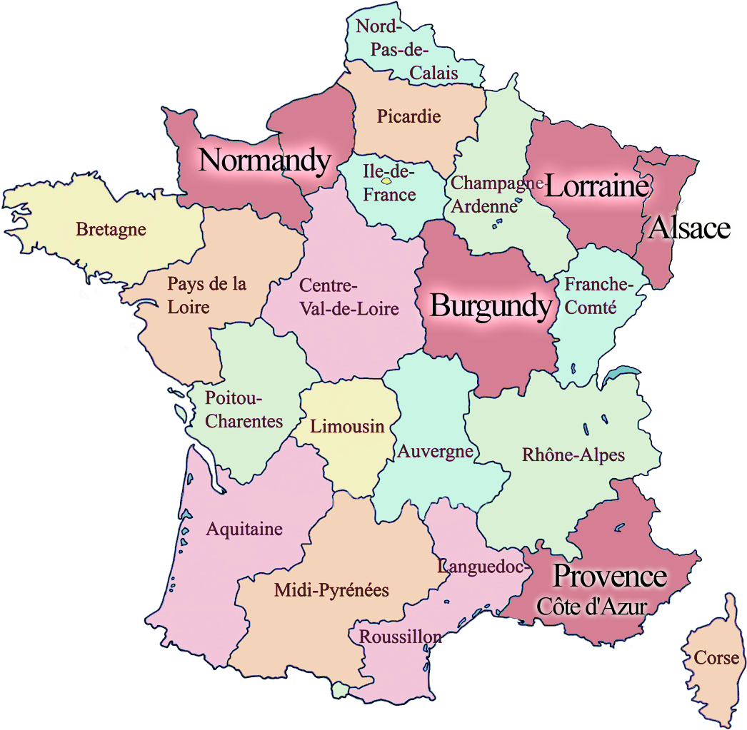 Map France Download HD PNG Image