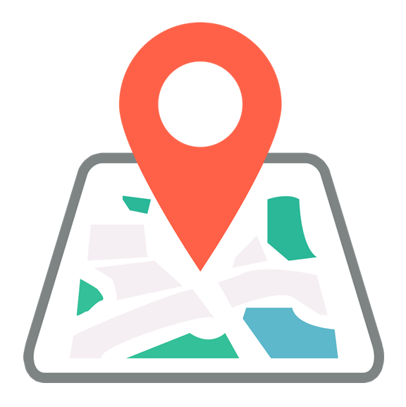 Map Tracking Location System Mark Green Red PNG Image