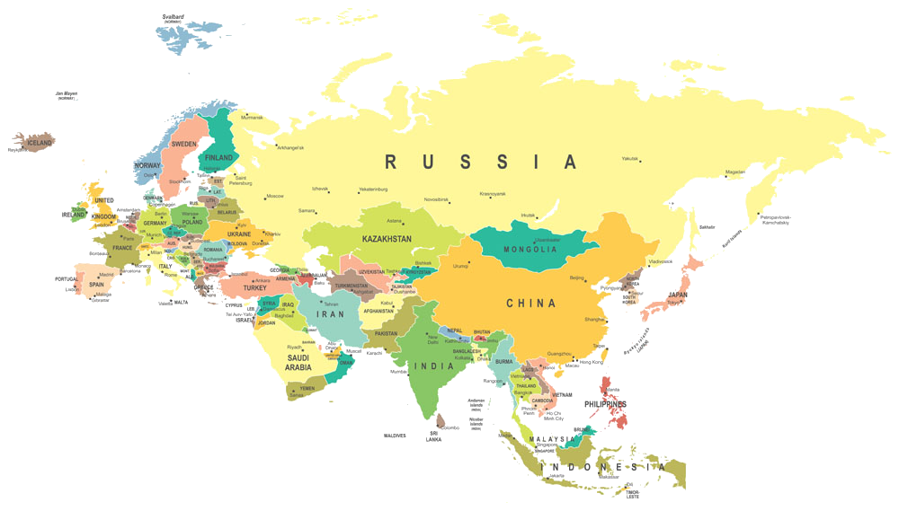 Europe Map Asia Area HD Image Free PNG PNG Image