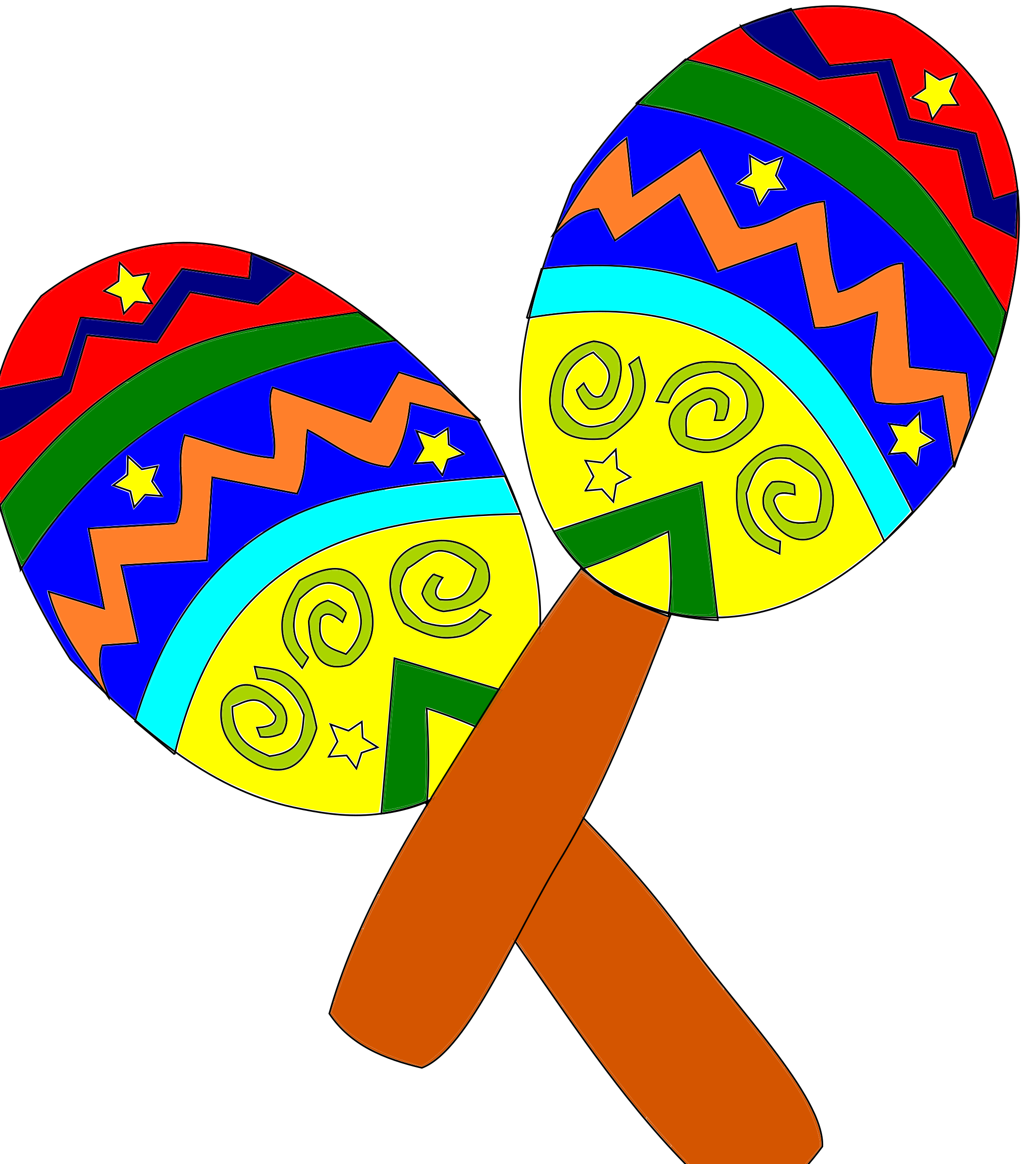 Maraca Transparent PNG Image
