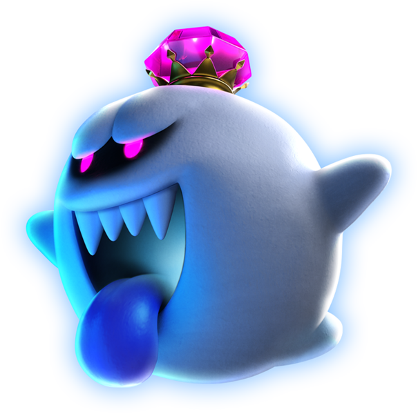 Mario Boo Super Bros King PNG Image