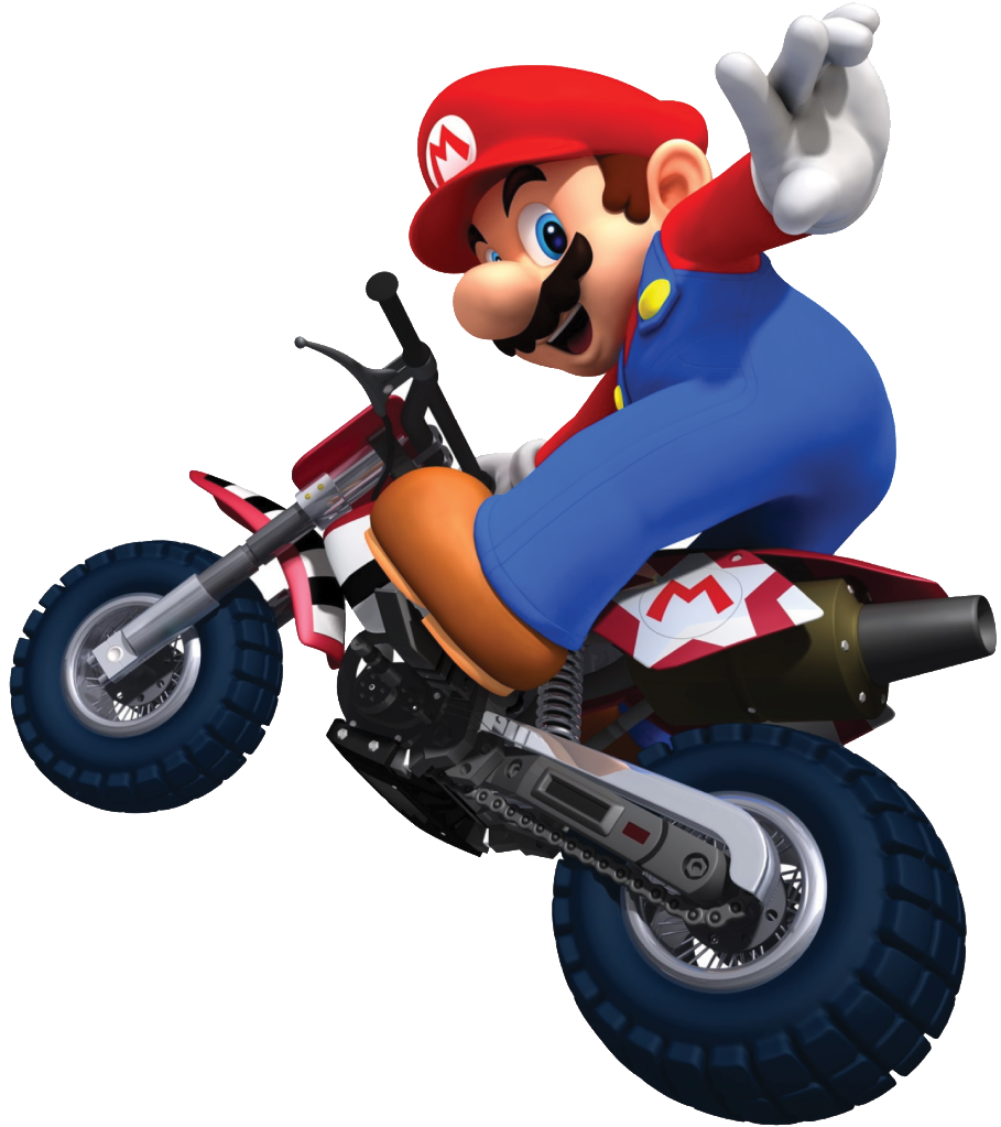 Wheel Bicycle Kart Bros Accessory Mario Wii PNG Image