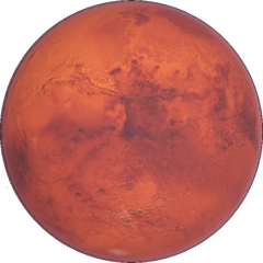 Mars planet Transparent PNG Image