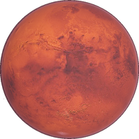 Mars planet Transparent PNG Image