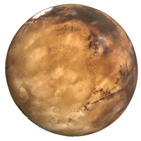 Mars planet Transparent PNG Image