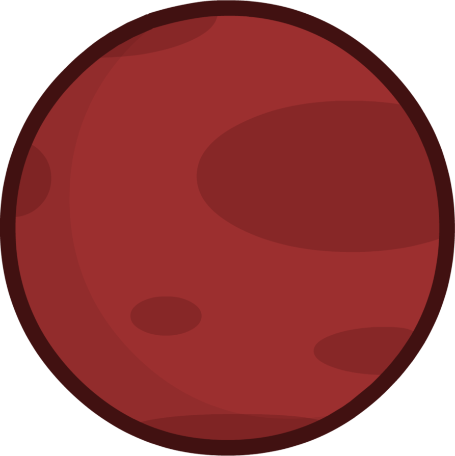 Mars planet Transparent PNG Image