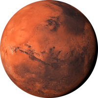 Mars planet Transparent PNG Image