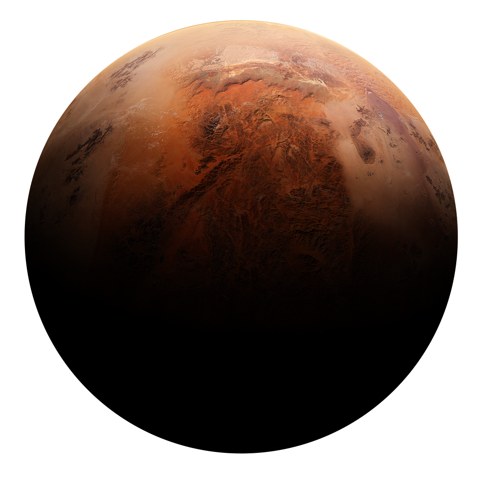 Mars planet Transparent PNG Image