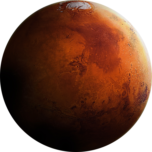 Mars planet Transparent PNG Image
