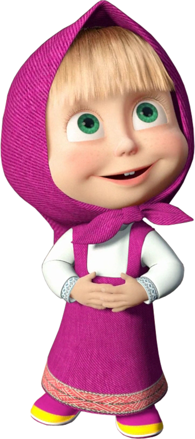 Masha and the Bear Masha smile Transparent PNG Image