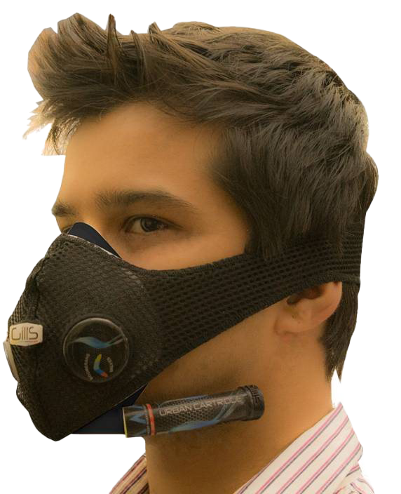 Mask Black Anti-Pollution Download HD PNG Image