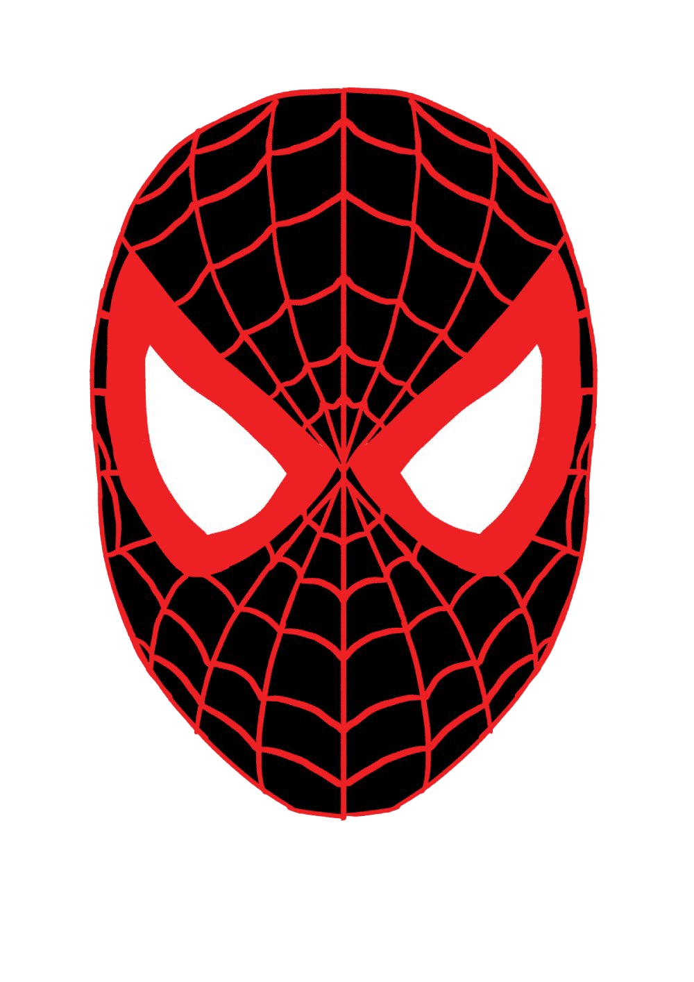 The Spider-Man Mask Into Spider-Verse PNG Image