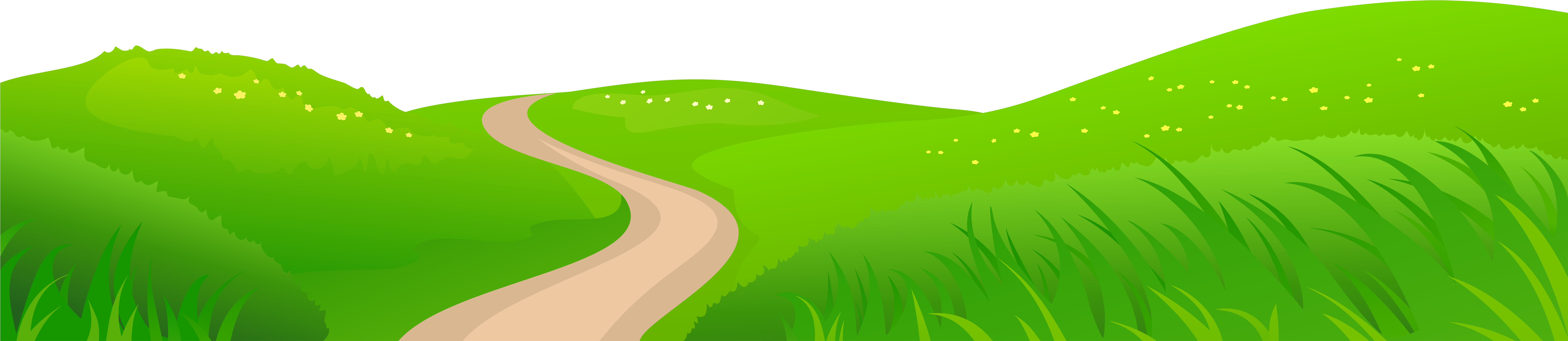 Meadow Greenscape Free PNG HQ Transparent PNG Image