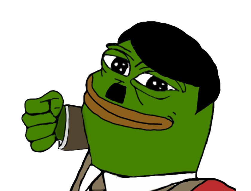 Meme The Pepe Frog Sad PNG Image. 
