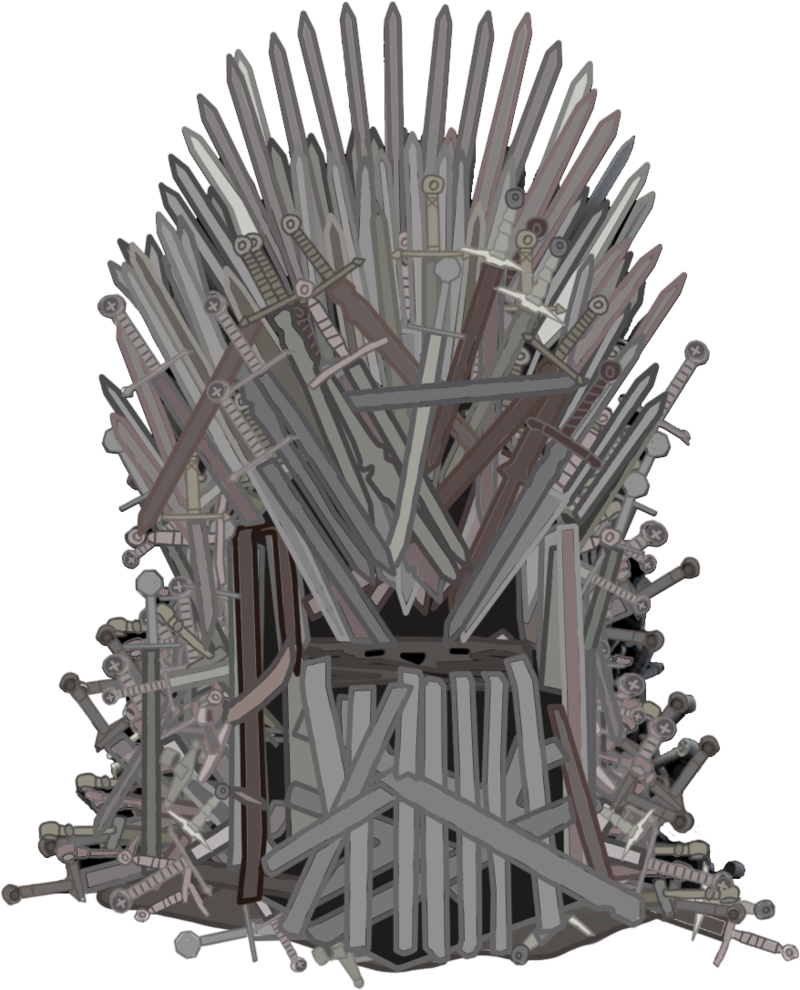 Throne Chair Iron PNG Image High Quality PNG Image