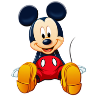 Mickey Mouse PNG Cartoon Image​