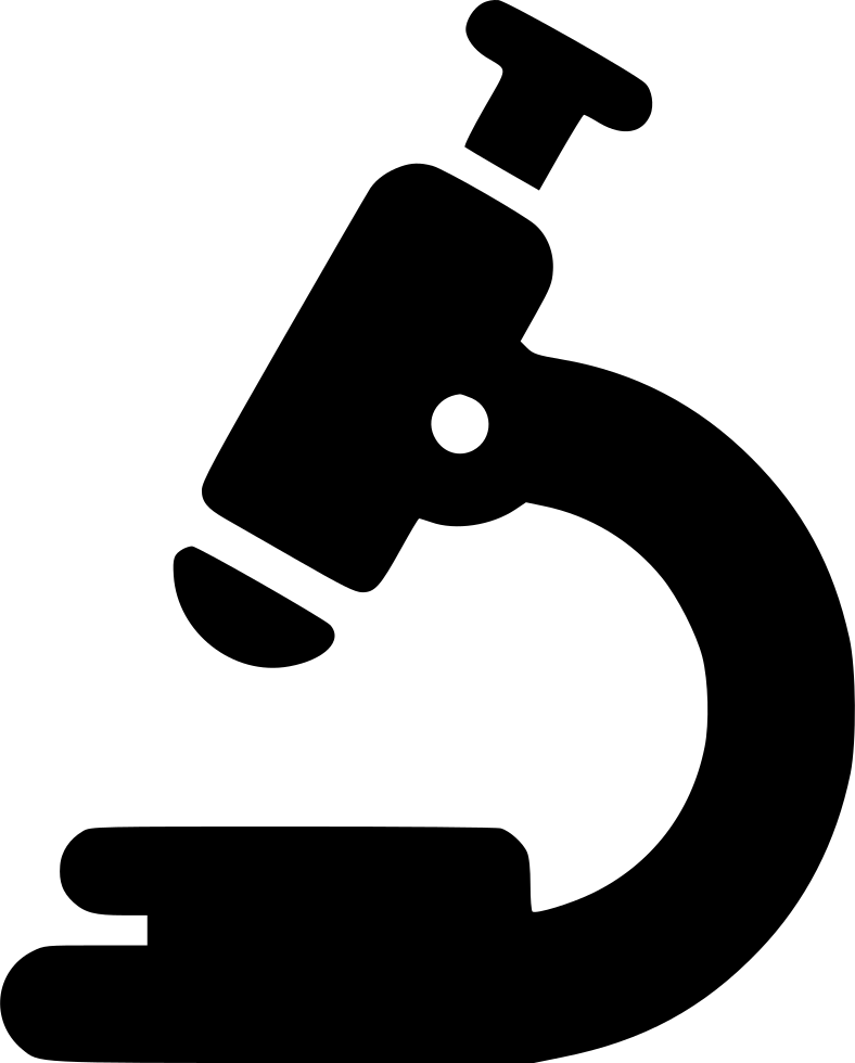 Microscope Silhouette PNG Download Free PNG Image