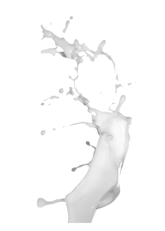 Drop Milk Liquid Free Frame PNG Image