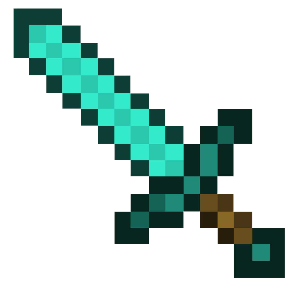 Minecraft Sword Png PNG Image