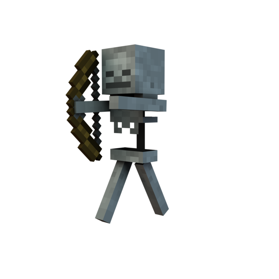 Minecraft Skeleton Png PNG Image
