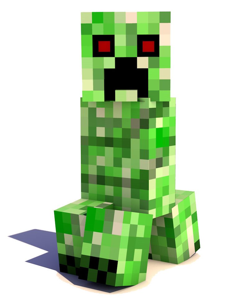 Creeper Green Minecraft Grass Resolution Display PNG Image