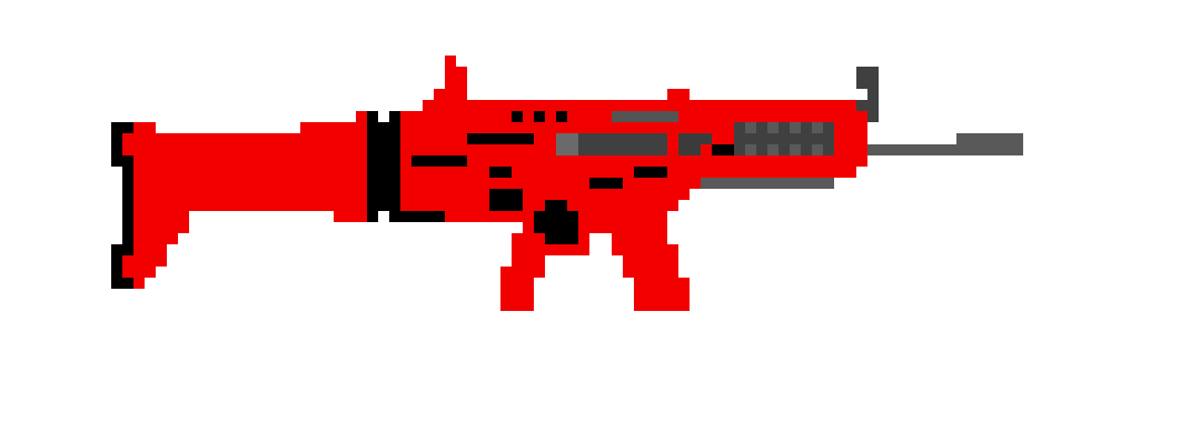 Art Weapon Royale Fortnite Battle Pixel Red Transparent PNG Image