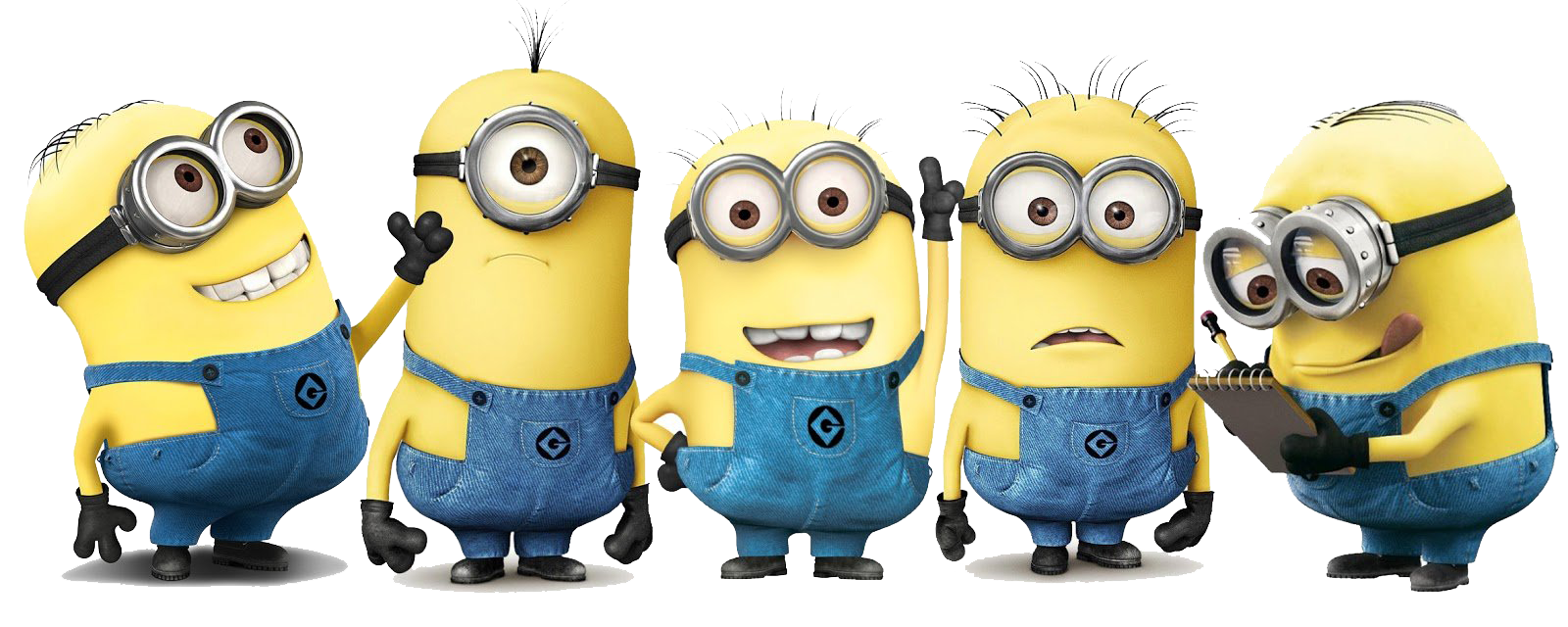 Group Minions PNG Free Photo PNG Image