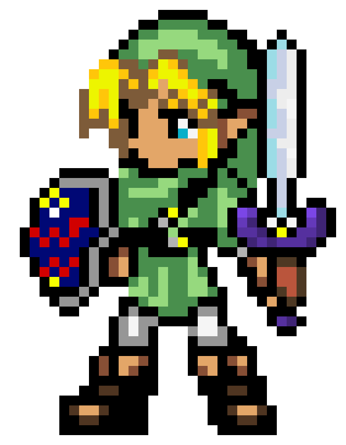 Art Of Character Zelda Fictional Pixel Breath PNG Image