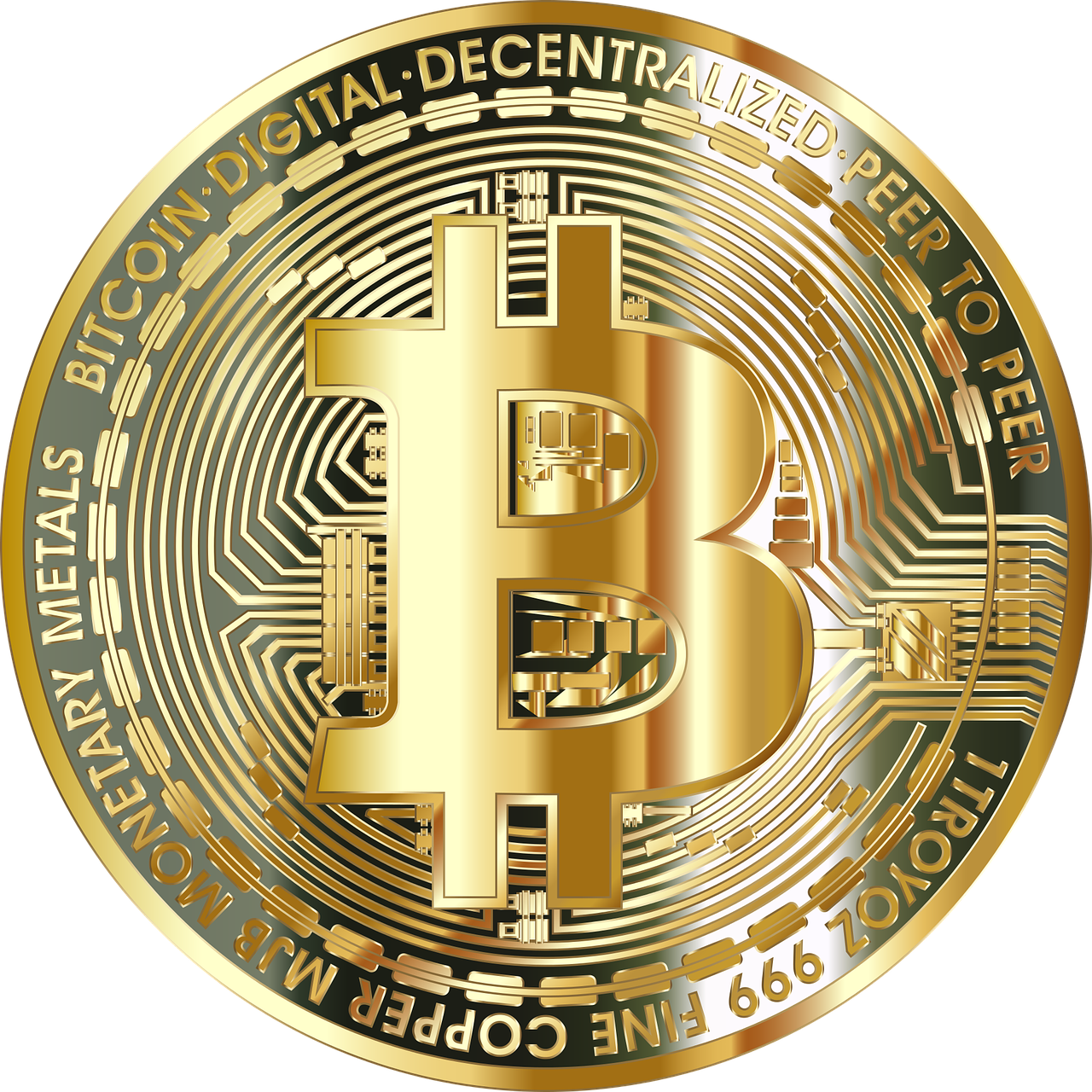 Vector Bitcoin Free Clipart HQ PNG Image