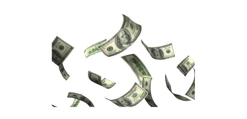 Money Falling Pic Notes Free Clipart HD PNG Image