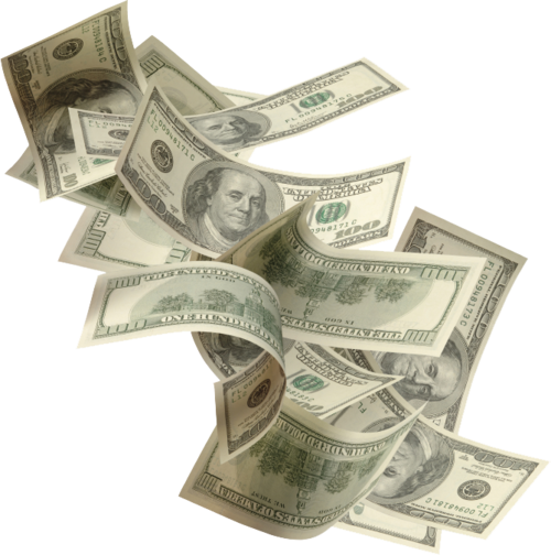 Money Falling Notes Download HD PNG Image