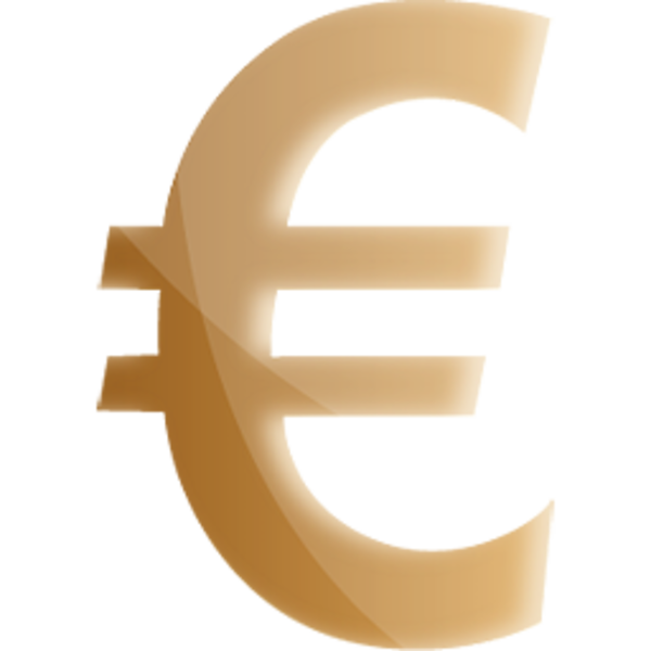Symbol Gold Euro PNG Image High Quality PNG Image