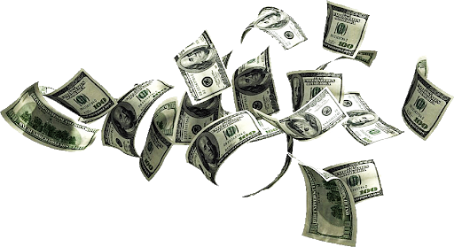 Money Falling Notes Free Clipart HQ PNG Image