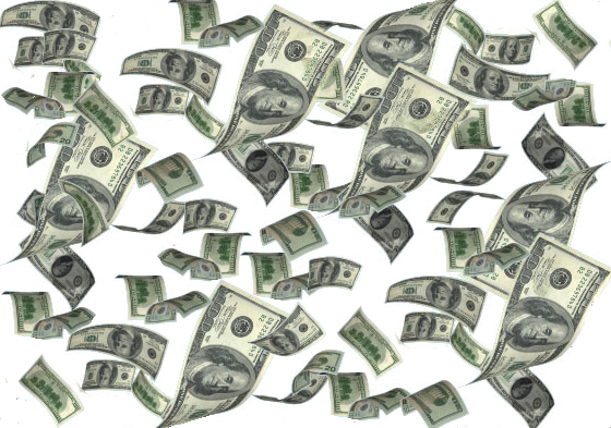 Money Falling Notes PNG Free Photo PNG Image